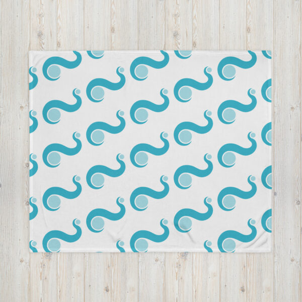 “Mistral” Elemental Page Throw Blanket
