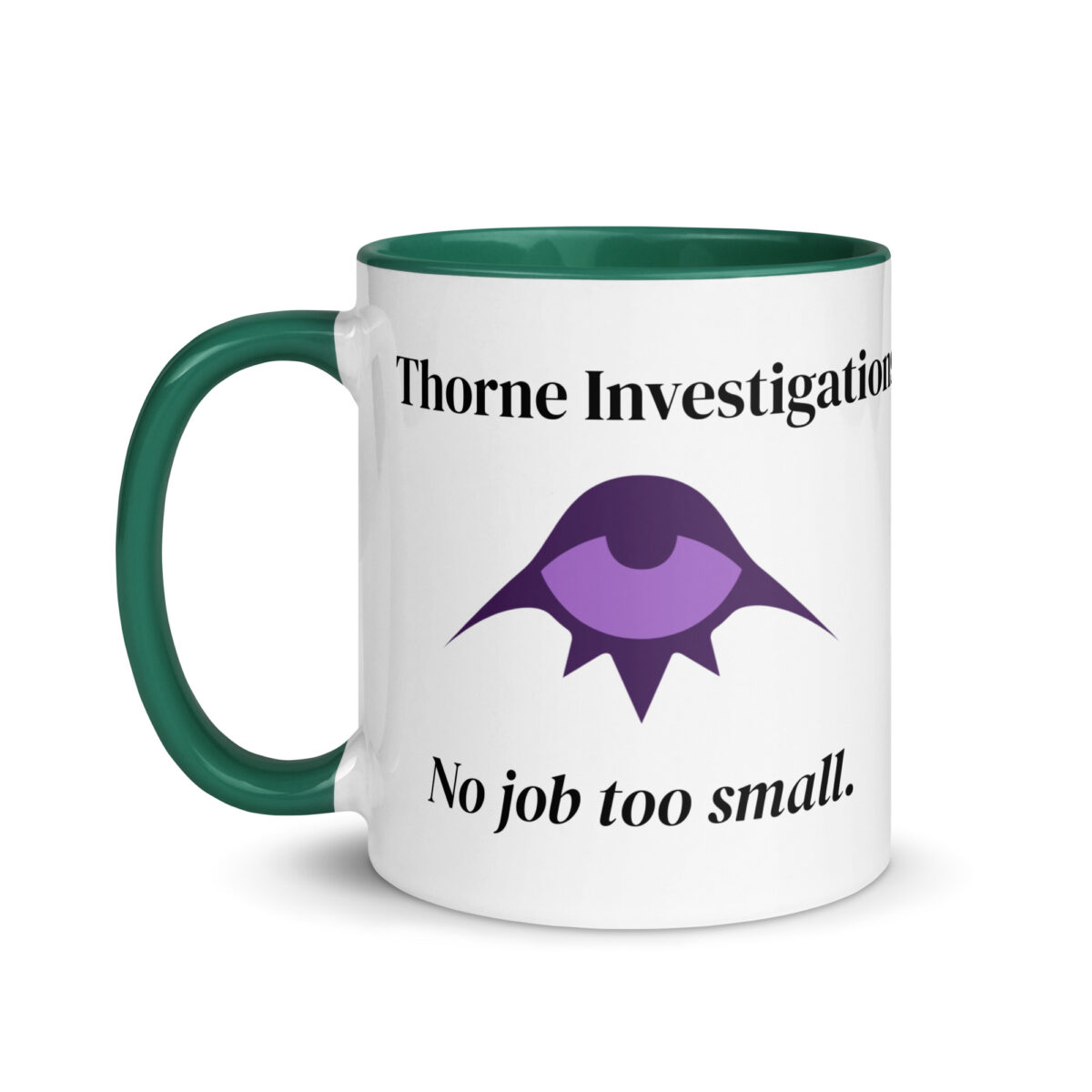 "Thorne Investigations" Mug with Color Inside - Image 7