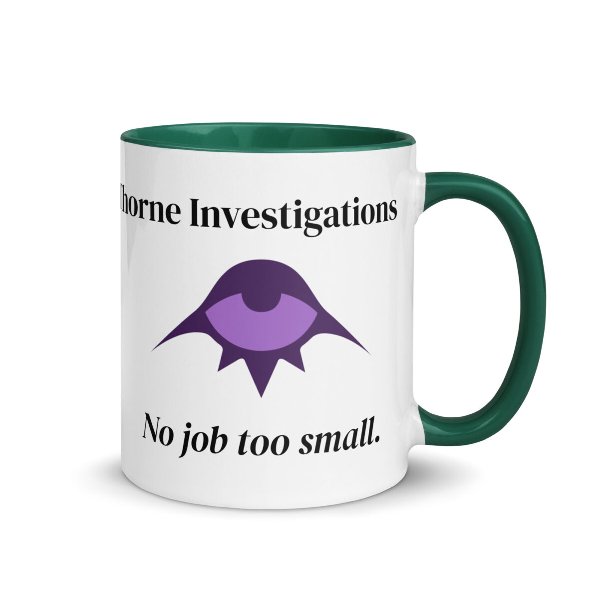 "Thorne Investigations" Mug with Color Inside - Image 5