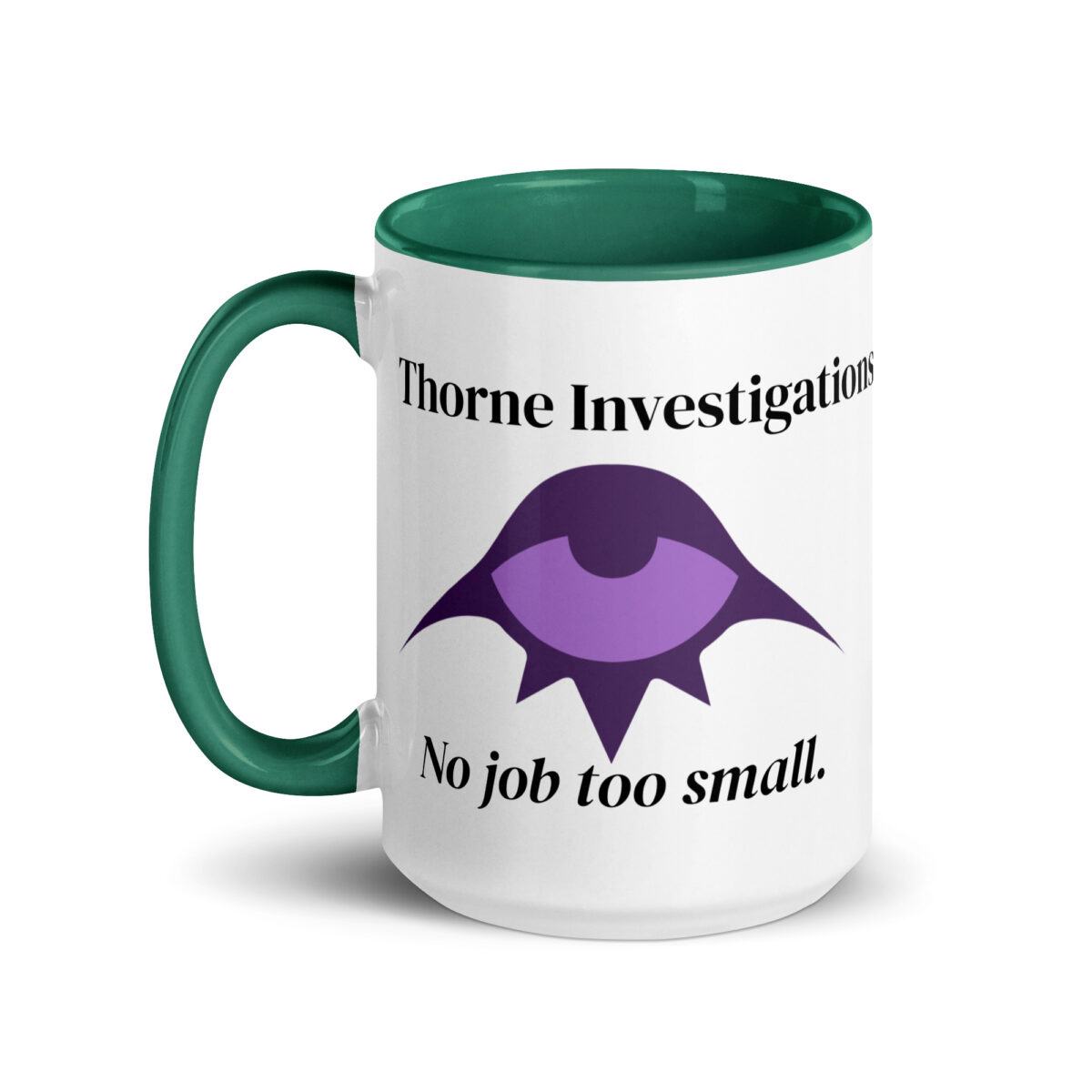 "Thorne Investigations" Mug with Color Inside - Image 10