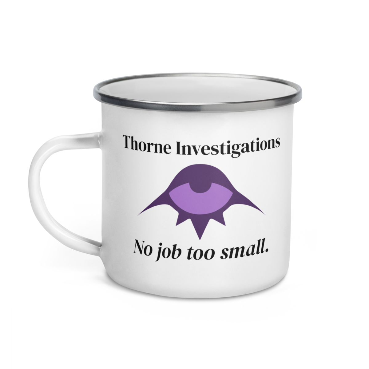 "Thorne Investigations" Enamel Mug