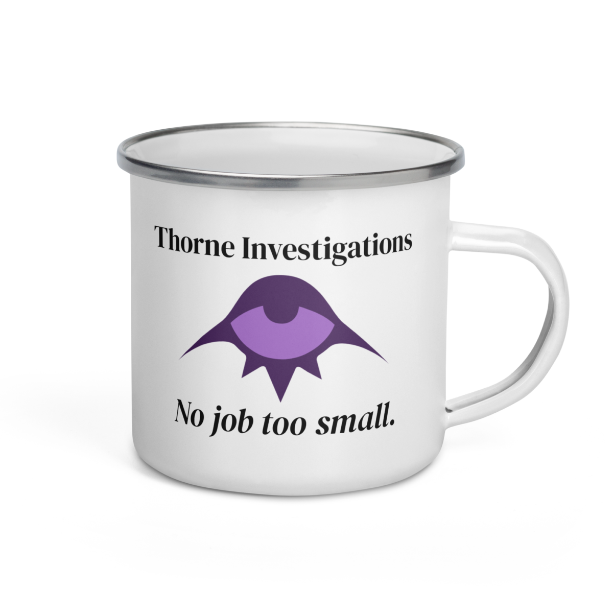 "Thorne Investigations" Enamel Mug - Image 3