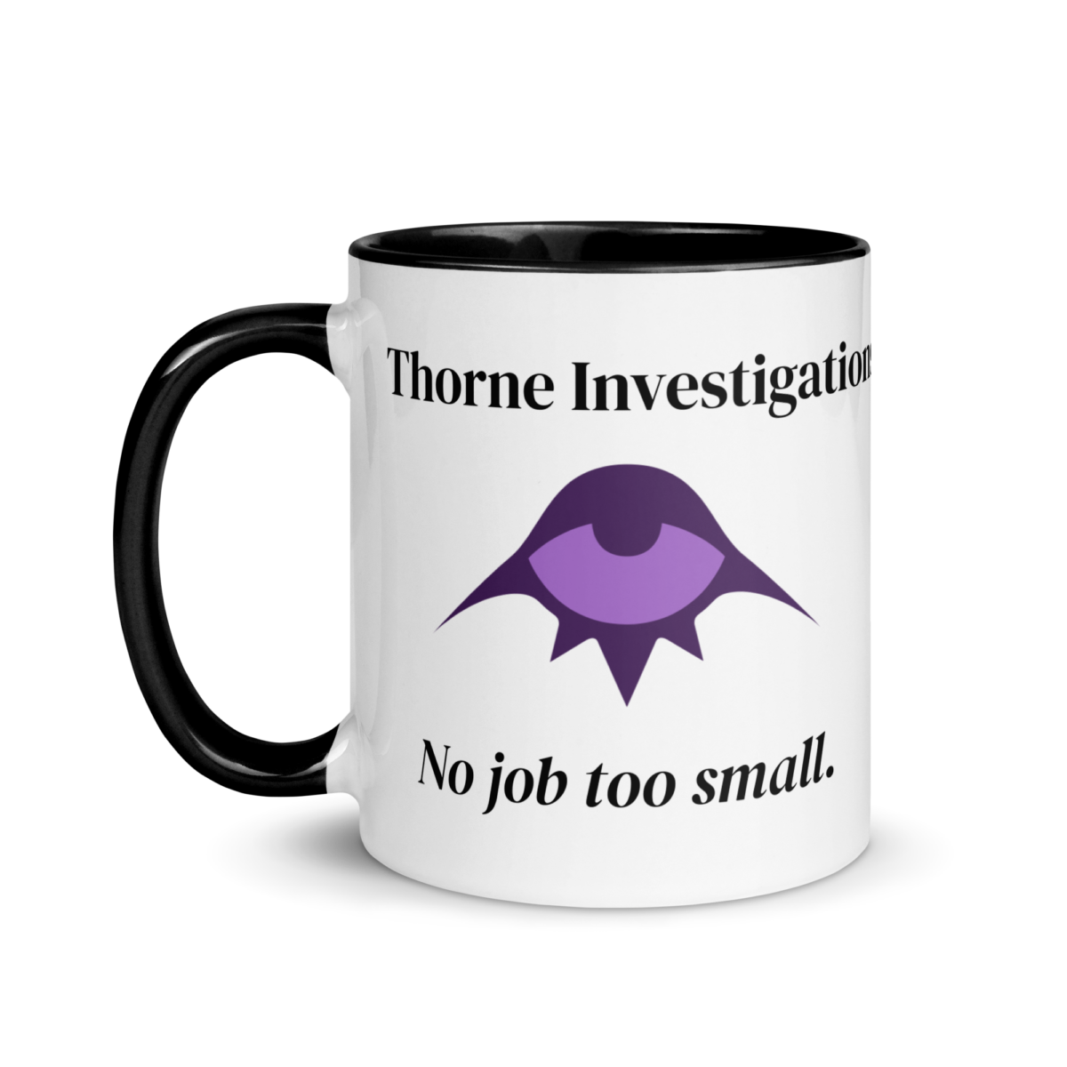 "Thorne Investigations" Mug with Color Inside - Image 2