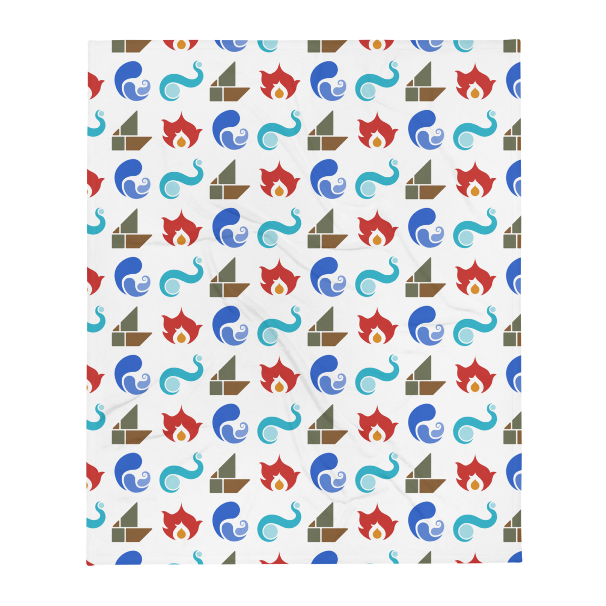 "Elemental Pages" Throw Blanket - Image 2